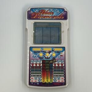 Vintage 1995 Tiger Electronics Blue Diamonds Machine Handheld Game TESTED